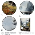thumbnail image 3 of Designart "Misty Mountains Green Pickup Truck Adventure II" Pickup Truck Floater Framed Wall Art Living Room, 3 of 7
