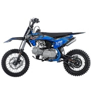 X-Pro Brand New 125cc Gas Pit Dirt Bike with 4-Speed Manual Transmission, Kick Start, 14/12 Tires!