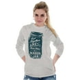 thumbnail image 4 of Together Like Moonshine and Mason Jar Women's Long Sleeve T Shirt Brisco Brands M, 4 of 6