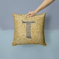 thumbnail image 2 of Carolines Treasures CJ2004-TPW1414 Letter T Musical Instrument Alphabet Canvas Fabric Decorative Pillow  14Hx14W, 2 of 4