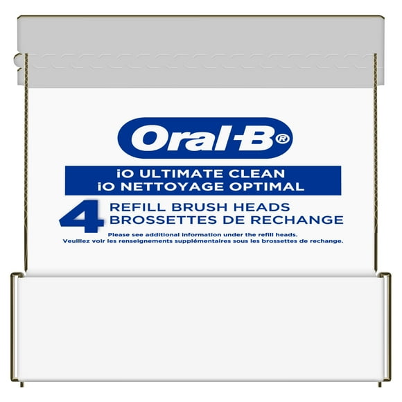 Oral-B iO Ultimate Clean Replacement Brush Heads, Black
