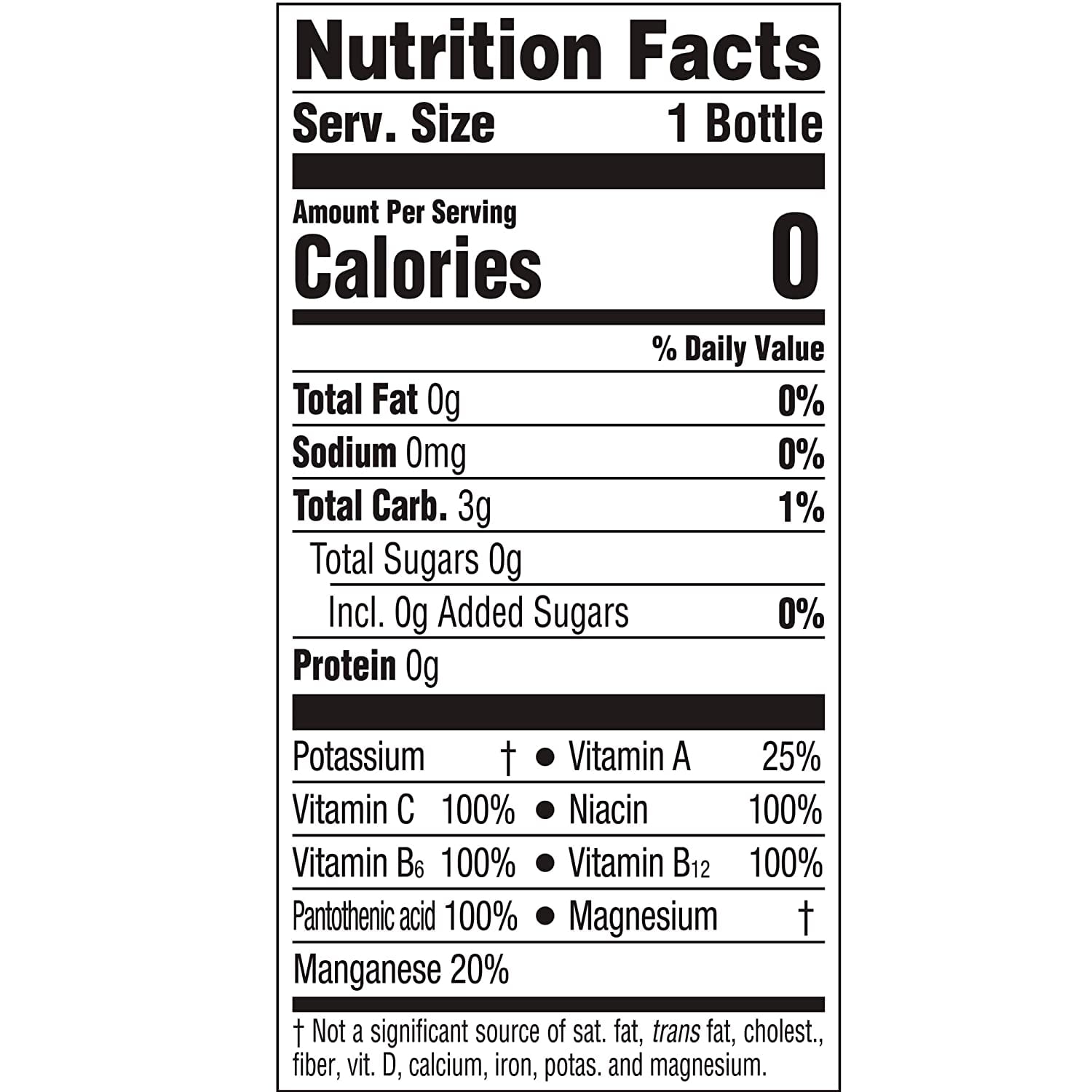 VitaminWater ZERO Sugar | 3 Flavor Variety Pack , Nutrient Enhanced Flavored Water w/ Vitamins, Antioxidants, Electrolytes |20 Fl Oz Bottles, (Pack of 12)