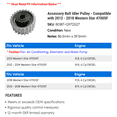 thumbnail image 2 of Accessory Belt Idler Pulley - Compatible with 2012 - 2018 Western Star 4700SF 2013 2014 2015 2016 2017, 2 of 2