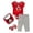 Red, variant on Disney Mickey Mouse 4 Piece Bodysuit and Pants Layette Set (Baby Boys)