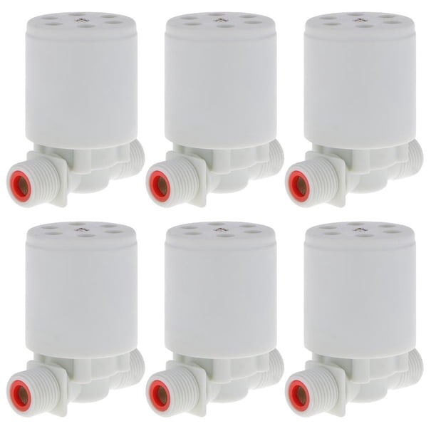 6x La Válvula de Flotante Reemplaza La Válvula de Control de Nivel de Agua Automática, 1/2, Simple