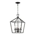 thumbnail image 2 of Trans Globe Lighting 10264 Lacey 4 Light 12" Wide Pendant - Black, 2 of 7