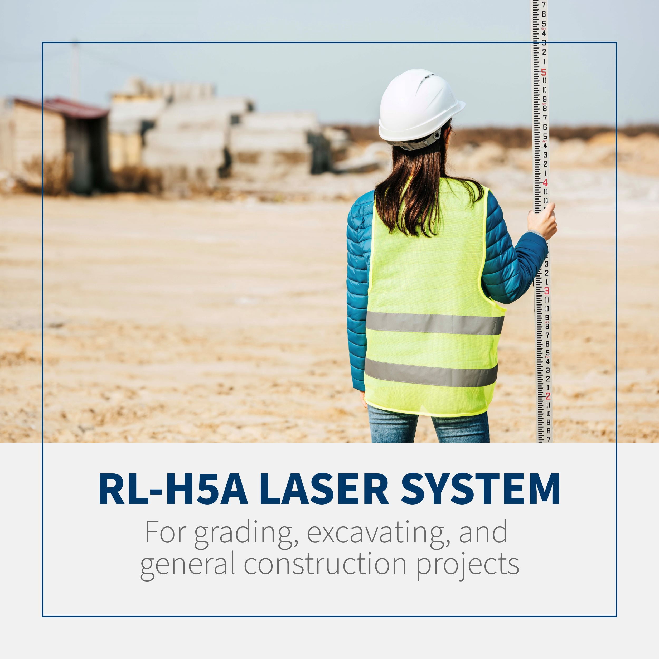 Topcon RL-H5A Laser 360 Leveler - LS-80X Receiver - Tripod and Inch Fiber Rod