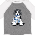 thumbnail image 4 of Inktastic B/w Parti Doodle Dog Boys or Girls Long Sleeve Baby Bodysuit, 4 of 5