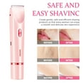 thumbnail image 5 of YUNOVA Bikini Trimmer, 2 in 1 Dual-Head Electric Razors for Women Pubic Hair, Waterproof Wet/Dry Use Body Hair Trimmer Face Shaver, Rechargeable Hair Removal for Bikini Legs Face Underarm Arm Back, 5 of 7