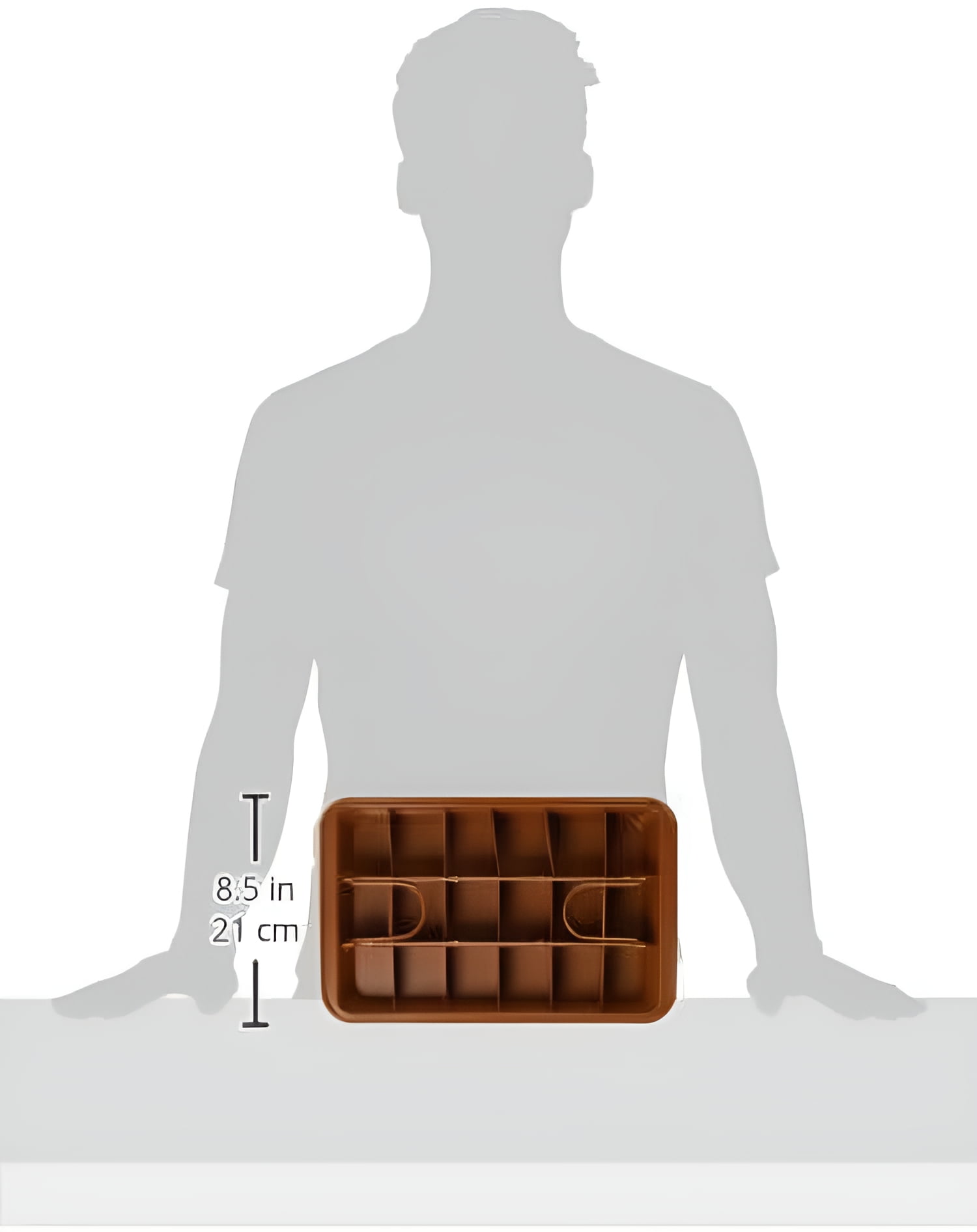 Gotham Steel Brooklyn Brownie Pan with Built-in Slicer Nonstick Brownie Pan