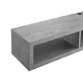 thumbnail image 5 of Wall Mounted Wood TV Console Entertainment Center Wall Decor 60-inch Gray, 5 of 7