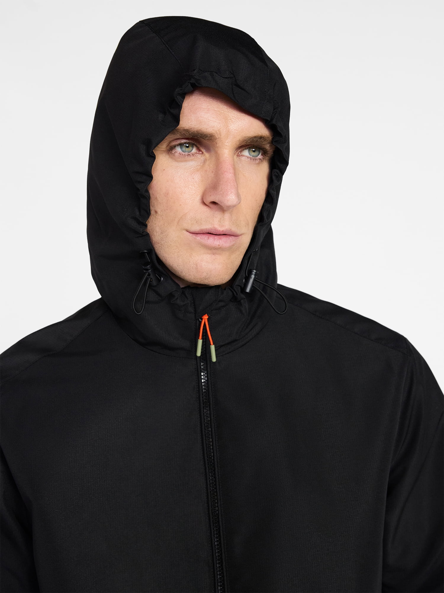 Ozark Trail Men's Windbreaker Jacket with Hood, Sizes S-3XL