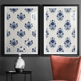 thumbnail image 5 of Wexford Home Indigo Bloom Pattern I Premium Framed Print, 22.5" x 30.5" - Ready to Hang, Black (Set of 2), 5 of 9