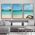 thumbnail image 3 of IDEA4WALL Framed Canvas Wall Art for Living Room, Bedroom Ocean Sea Beach Canvas Prints for Modern Home Decoration Ready to Hang, 3 of 4