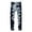Dark Blue, variant on Herrnalise Men's Denim Jogger Pants Casual Outdoor Summer Springy Trousers Zipper Tie-dye Gradient Jeans For Blue,L