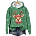 thumbnail image 4 of Futezty Christmas Hoodies for Women Fashion Graphic Sweatshirts Casual Long Sleeve Hooded Girls Teen, 4 of 7