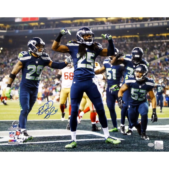 Richard Sherman Autographed 16x20 Photo Seattle Seahawks RS Holo 77875