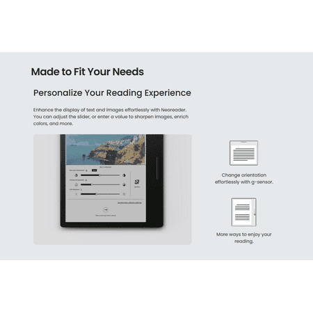BOOX - 7" Go E-Reader - 2024 - 2024 - White