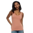 thumbnail image 2 of Felina Reversible Cotton Womens Tank Top | 4-Pack, 2 of 7