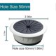 thumbnail image 2 of 4 PCS White Rubber Desk Grommets - 50 mm Cable, 2 of 5