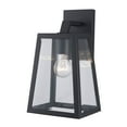thumbnail image 3 of Trans Globe Lighting 50211 Obsidian 1 Light 12" Tall Outdoor Wall Sconce - Black, 3 of 6
