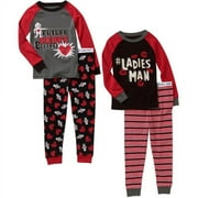 baby Toddler Boy 4-piece Valentines Da