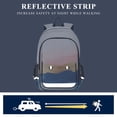 thumbnail image 5 of FORMRS Unisex School Backpack 17" Student Travel Bag with Laptop Compartment, Abstract Painting, 5 of 7