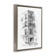 thumbnail image 3 of Stupell Industries Parisian Boulevard Study Brown Framed Floater Canvas Wall Art design by Ethan Harper, 21 x 17, 3 of 9