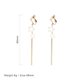thumbnail image 3 of Moda Mujer Chica Exquisita Estrella Cuelga Antialérgico Sin Piercing Oreja Clips Earrin (CHB-446), 3 of 5