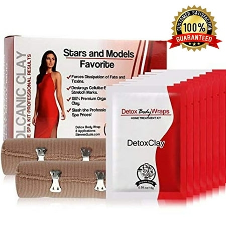 Professional Organic No Syntetic Ingredients Fat Weight Reduction Detox Volcanic Clay Body Wraps