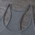 thumbnail image 5 of Men's Stringer Tank Tops Muscule Cut Bodybuilding Gym Vest Y-Back Workout Quick Dry Sleeveless T-Shirt Size 3XL Gray, 5 of 7