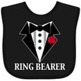 thumbnail image 3 of Inktastic Tuxedo Ring Bearer Boys Baby Bib, 3 of 4