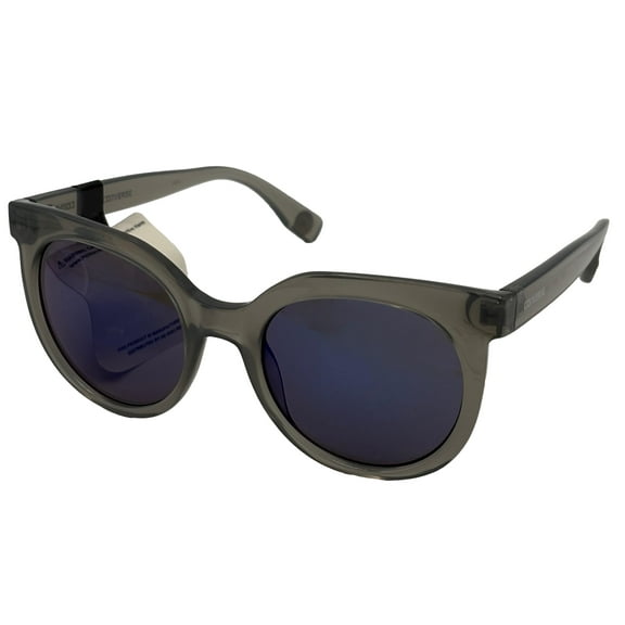 Converse Grey Womens Sunglass Round Plastic, Flash Lens H107