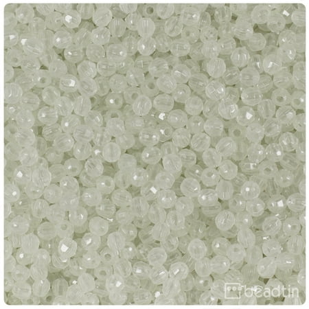 Natural 4mm Amethyst Round Bead - BeadTin Night Glow-in-the-Dark 4mm Faceted Round Craft Beads (1250pcs)