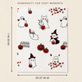 thumbnail image 3 of Halloween Flannel Throw Blanket,Soft Warm Decorative Cover Blanket,Stylish Sofa Couch Accessory for Bedroom Living Room Fall Holiday Indoor Home Party Layout, 3 of 6