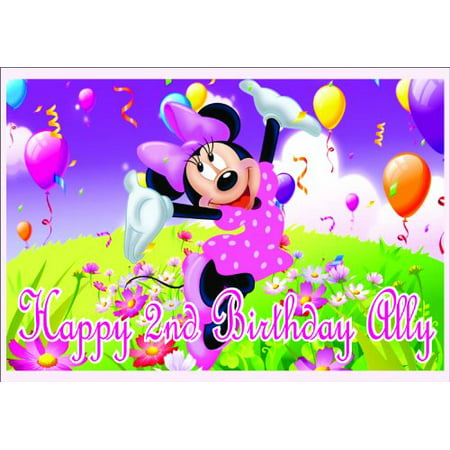 DISNEY Minnie Mouse EDIBLE IMAGES Cake TOPPER