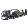 thumbnail image 2 of Detachable Military Tank Model Trailer Toy Simulation Collectible for Boys, Premium Alloy and Plastic Materials, Parent Child Games, Suitable for Toy Collection, 2 of 7