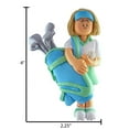 thumbnail image 5 of Personalized Female Golfer Ornament 2024 Blonde with Golf Bag 1 Count - Ornaments by Elves, 5 of 10