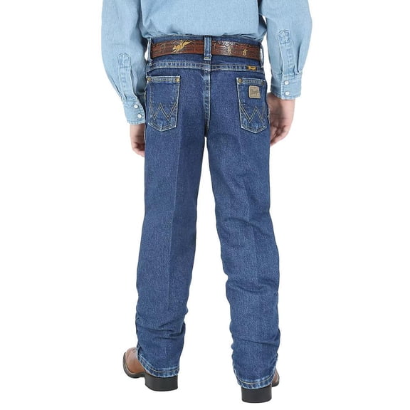 Wrangler Boys' Original Cowboy Cut George Straight Jeans, 8 SLIM