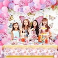 thumbnail image 7 of Butterfly Theme Party Decorations, Butterfly Birthday Decorations with Pink Purple Balloon Arch Kit Butterfly Photography Backdrop Banner and Tablecloth for Girls Women Birthday Party Decor, 7 of 7