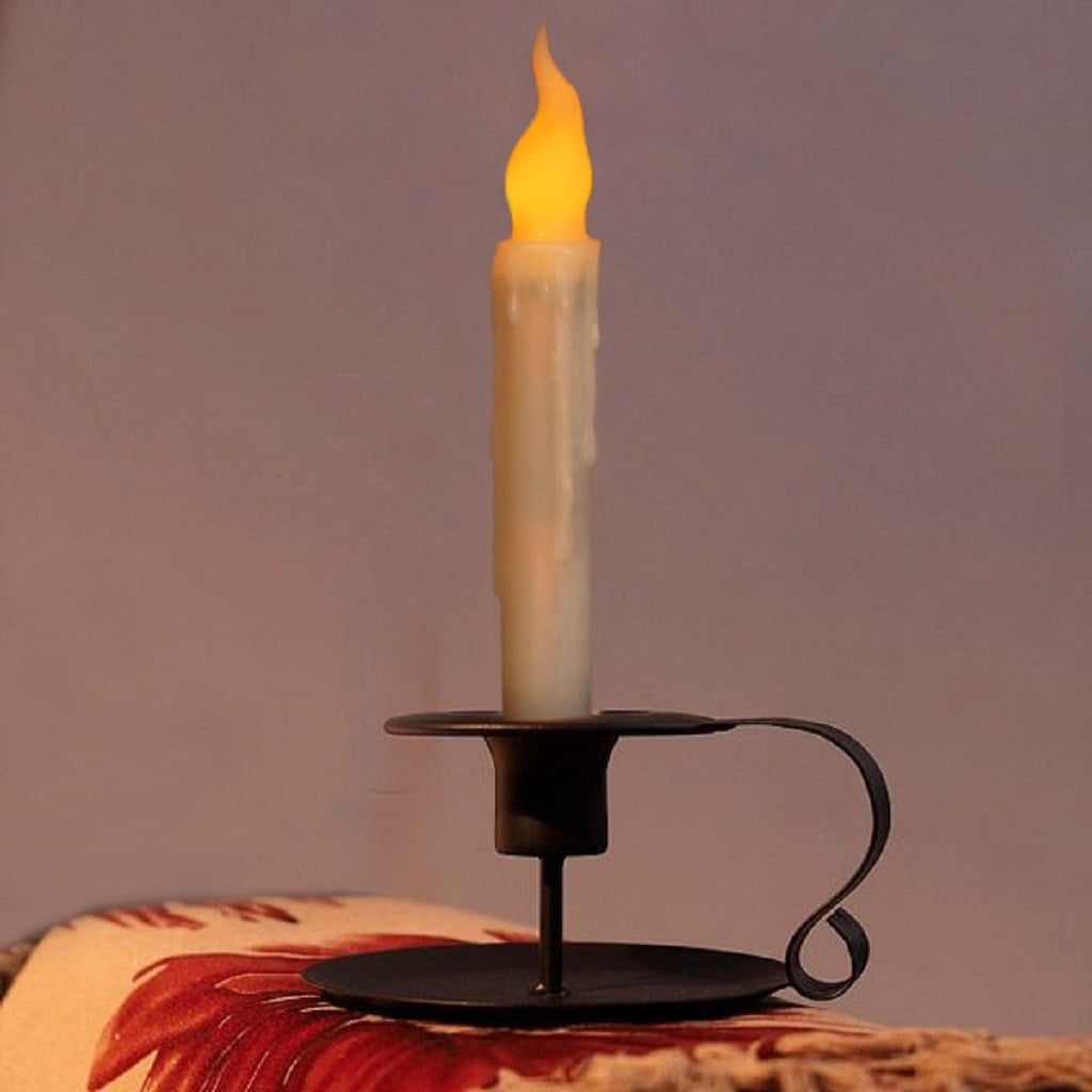 12Pcs Battery Operated Flameless Led Taper Candles With Remote Control Warm White Flashing For Holiday Decor 15X3Inch