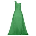 thumbnail image 4 of IDALL Wedding Guest Dresses,Prom Dresses Women Sequin Prom Party Gown Sexy Gold Evening Bridesmaid V Neck Long Dress Maxi Dresses,Formal Dresses,Graduation Dress Green Dress 2XL, 4 of 6