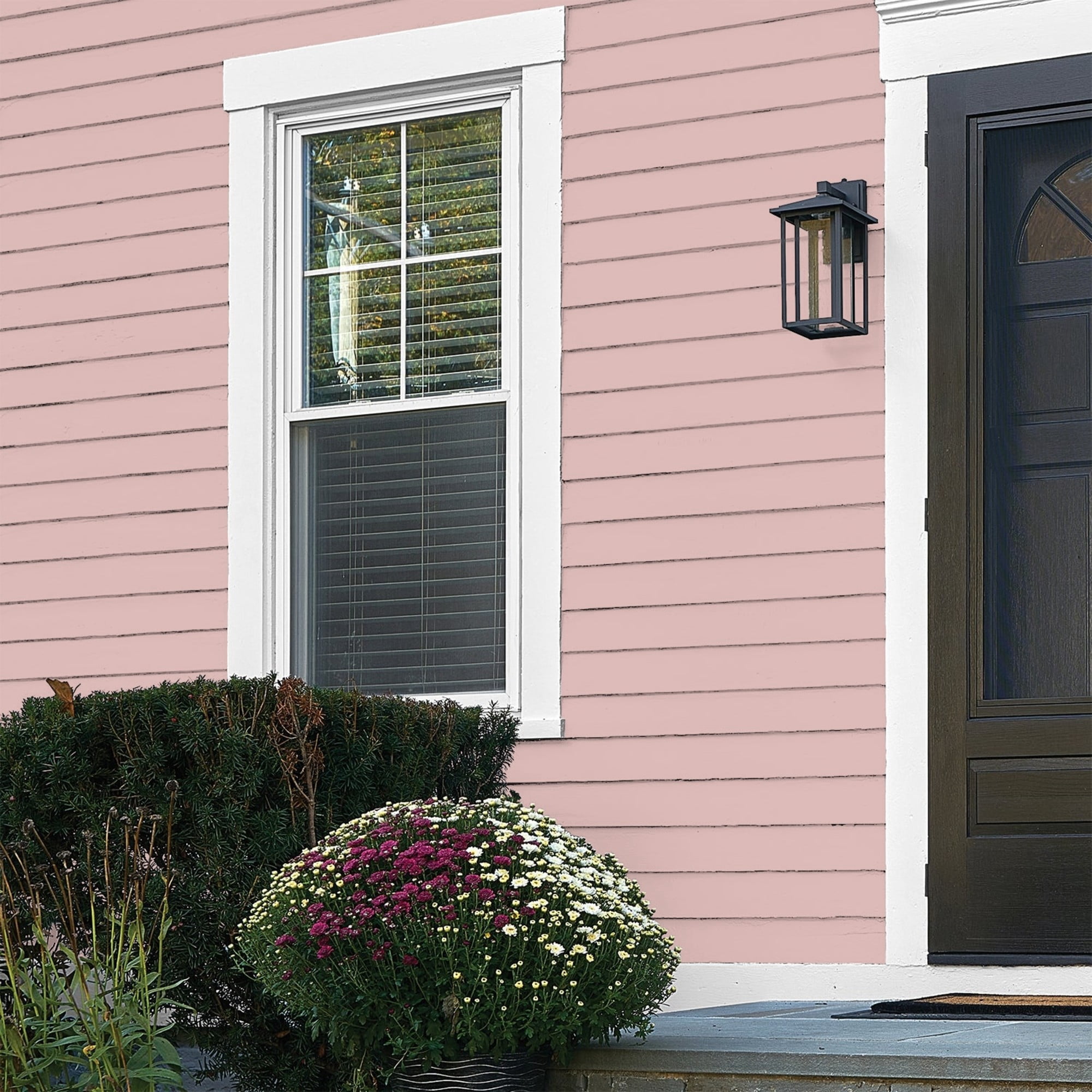 Glidden Fundamentals Rose Hip / Pink, Flat Exterior Paint, 1 Gallon