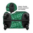 thumbnail image 2 of Kdxio Green Glitter Pattern Luggage Cover for Travel,Elastic and Durable,Fits 18-32 Inch,Anti-Scratch Suitcase Protector-No luggage included, 2 of 5