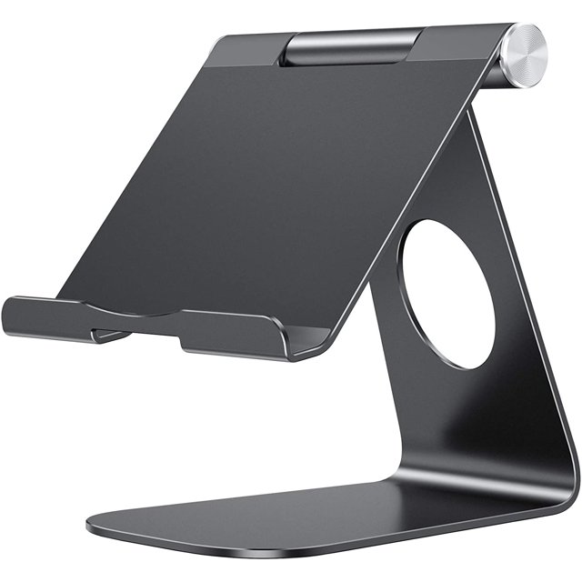 Support de Tablette Ajustable, Support pour IPad, Base de Tablette en Aluminium pour Bureau