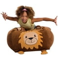 thumbnail image 3 of Posh Creations Animal Bean Bag Stuffable Cover Only, Soft Cover, Plush, for Kids, 2 ft, Lion, 3 of 3