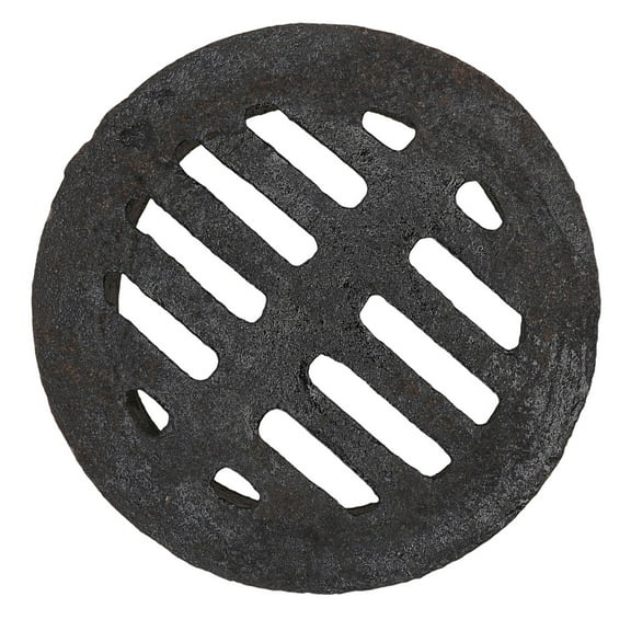 HOMEMAXS  Floor Drain Cover Channel Grate City Trench Galvanized Black