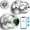 Sliver, variant on Smart Fingerprint Door Knob with App Control and Emergency Key, Biometric Keyless Entry Door Lock for Bedroom, Home Office and Apartment, Supports Multiple Users and Auto-Lock,Sliver
