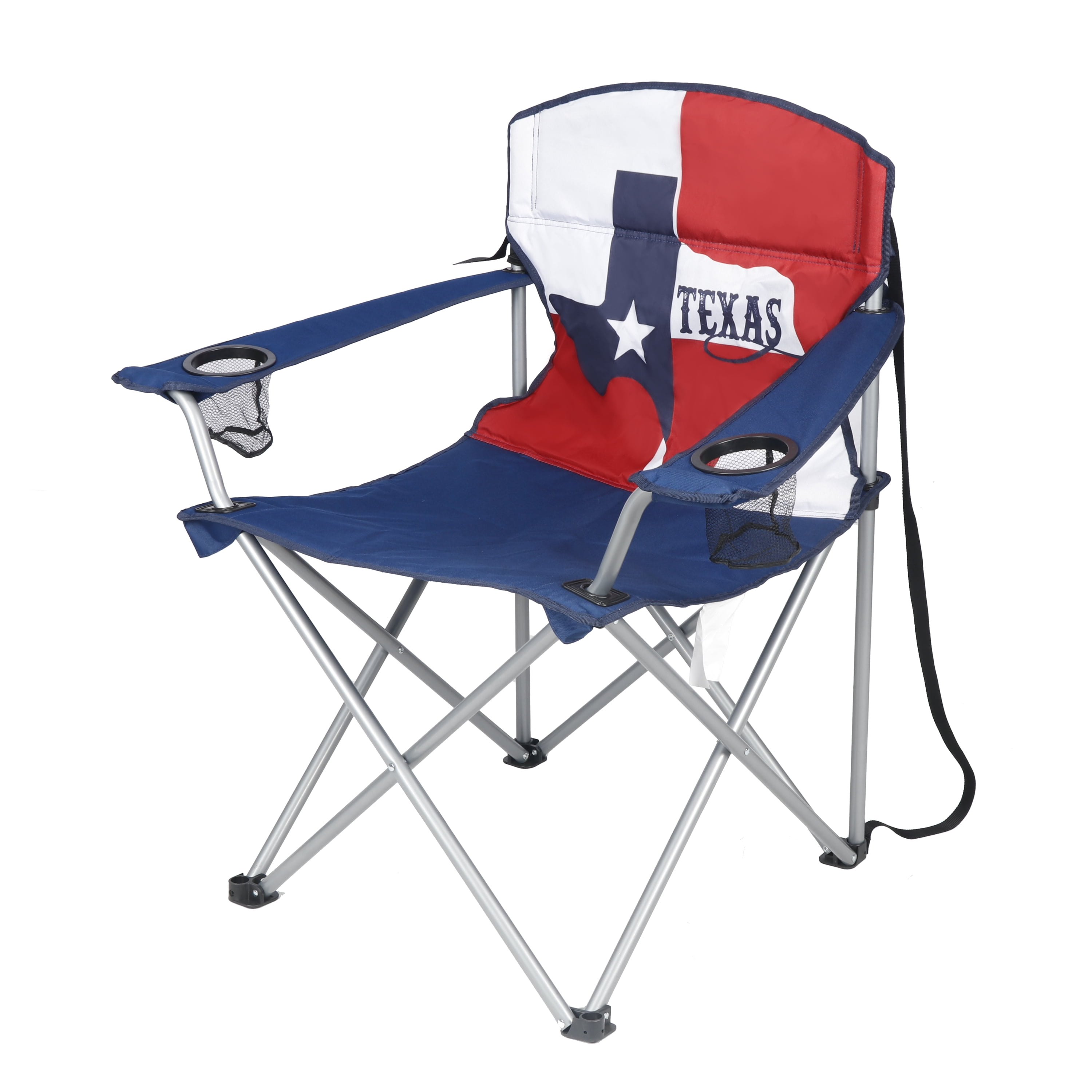 Ozark Trail Texas Big & Tall Camp Chair, Texas Pattern