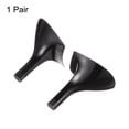 thumbnail image 3 of Uxcell 1pair Heel Repair Replacement 1.89"x2.36" High Stiletto Heel DIY for Women Shoe, Black, 3 of 5